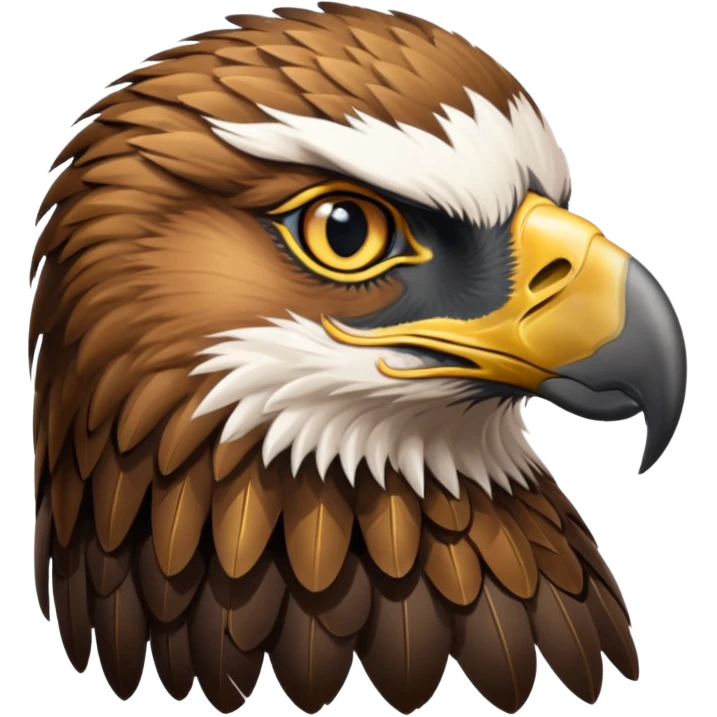 Golden eagle emoji