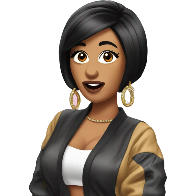cardi b  emoji