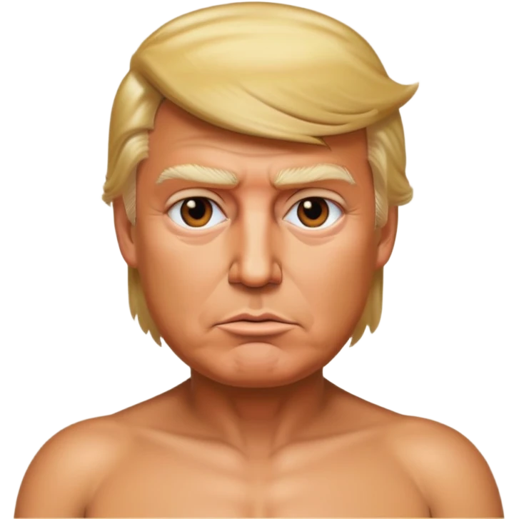 naked trump emoji