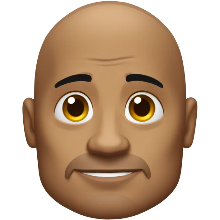 dwayne johnson raising eyebrow emoji