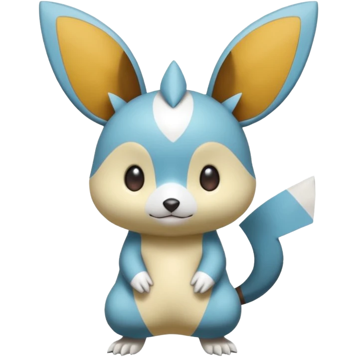 Victini-Pichu-Oshawott-Minccino-Fakémon-hybrid-creature (full body)  emoji