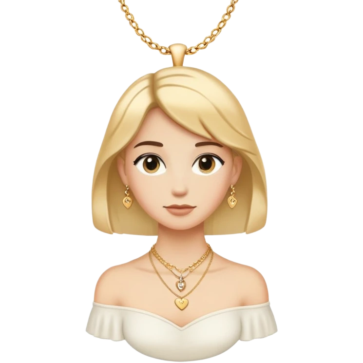 Elise name necklace emoji