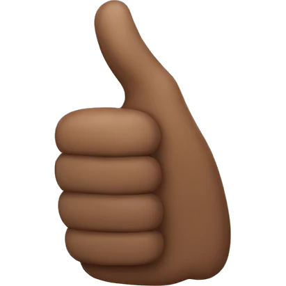 Thumbs up no you emoji