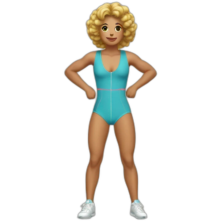 Vintage Workout suit emoji