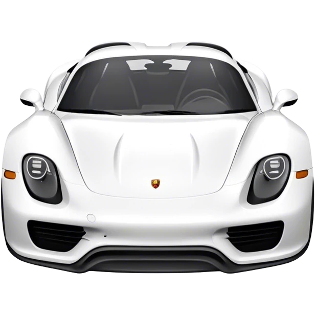 Porsche 918 Spyder - Porsche (Model Year: 2021) (Iconic colour: White) emoji