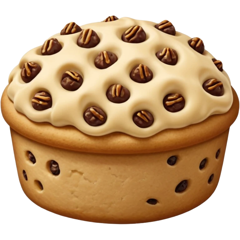 one filled DATE like mjool with like cookie dough topping  emoji