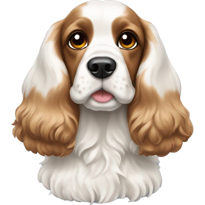 Cocker spaniel tricolor  emoji