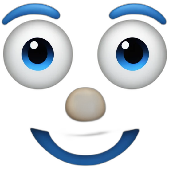 Blue square emoji