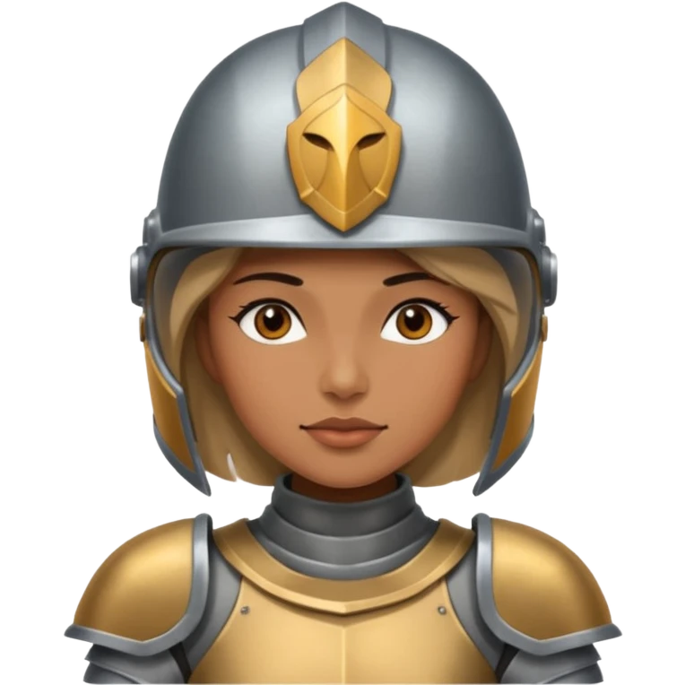 A woman looks like din quijote emoji