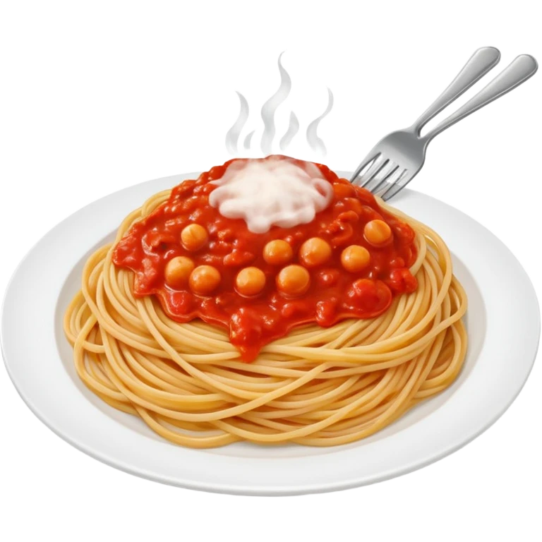 a plate of spaghetti emoji