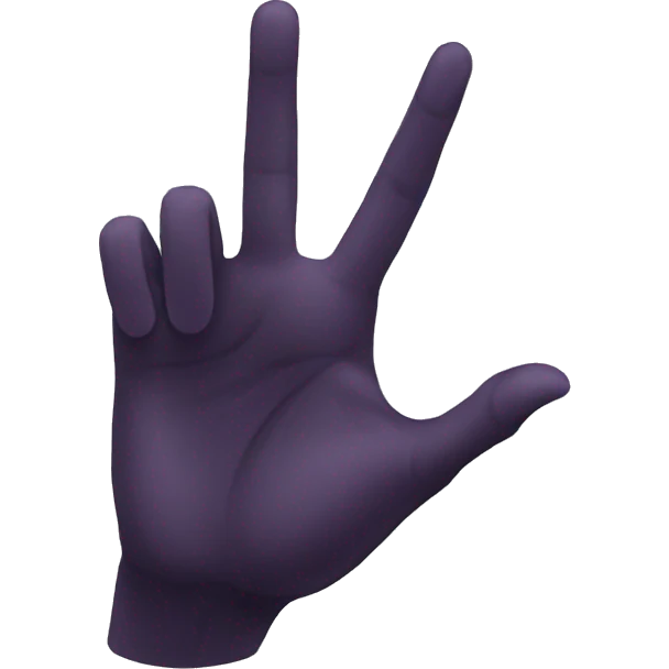 Unlimited Void Domain Expansion Handsign emoji