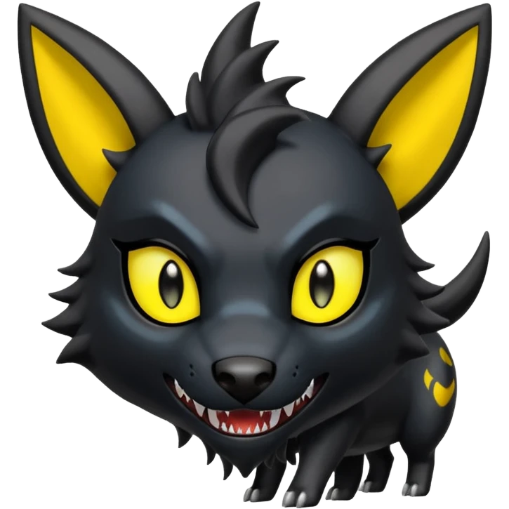 Luxray-Umbreon-Houndoom-Pokémon-Fakémon-hybrid-creature emoji
