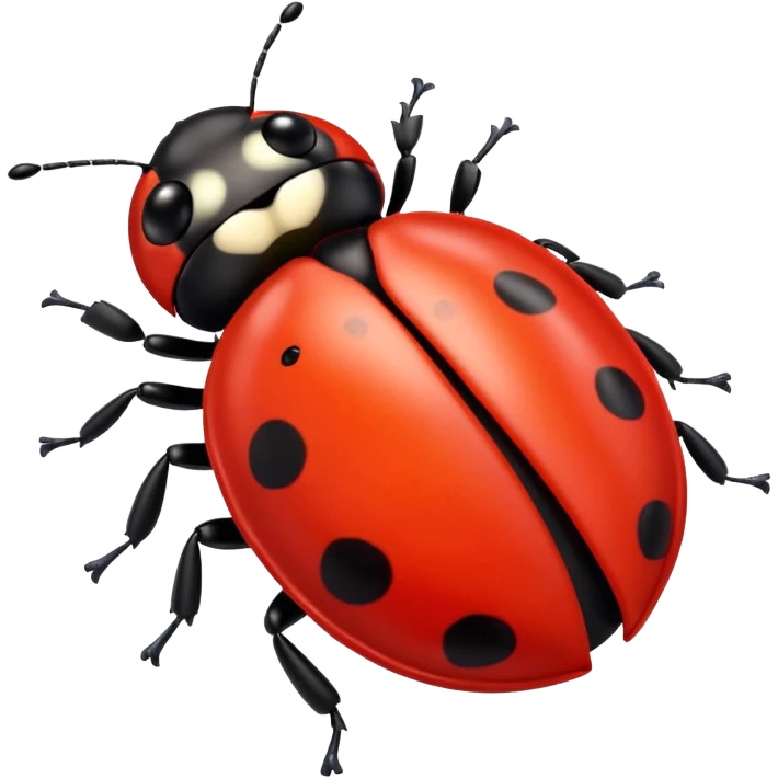 red ladybug emoji