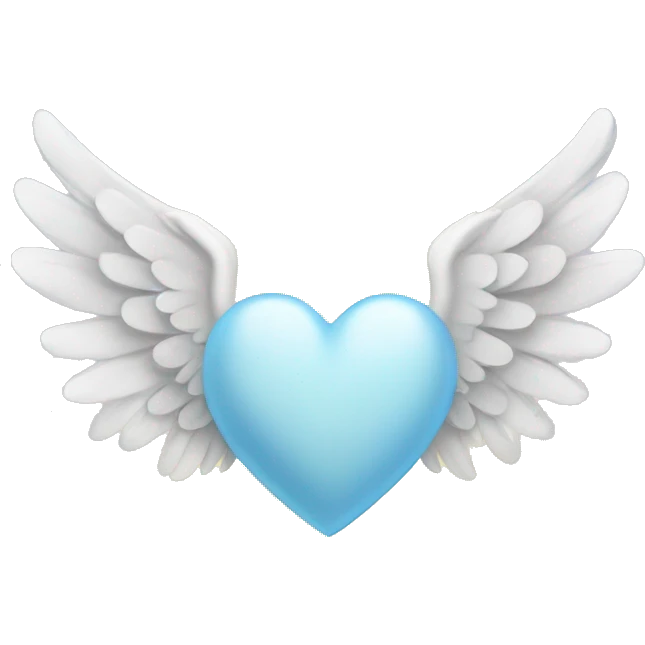 heart with angel wings emoji