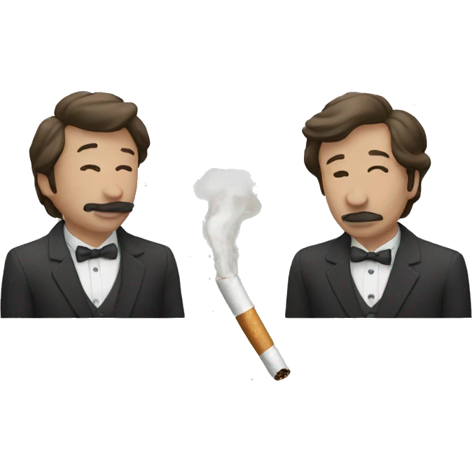 3 men smoking emoji