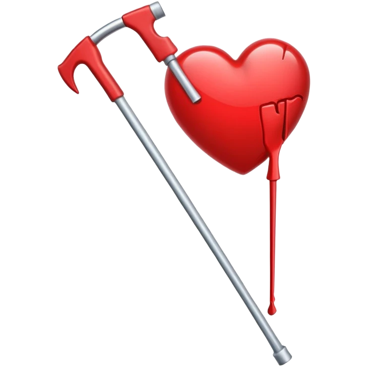Heart with crutch emoji