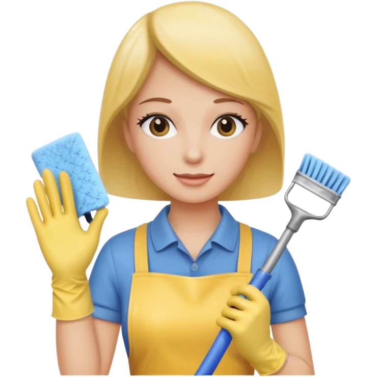 Cleaning the bathroom emoji