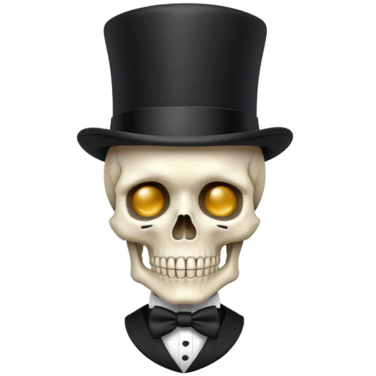 💀🤫🎩 emoji