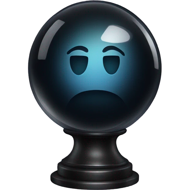 black crystal ball emoji