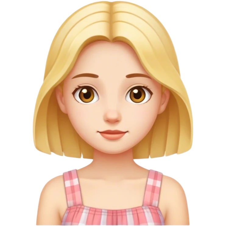Girl wearing sundress  emoji
