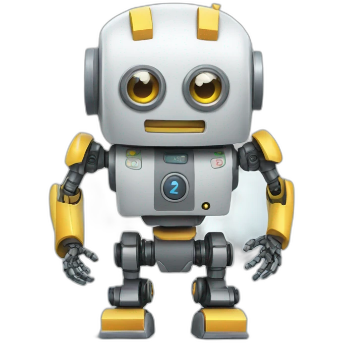 robot teaching maths emoji