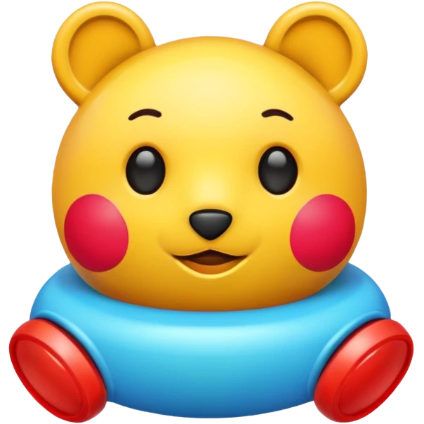 High resolution of toy emoji