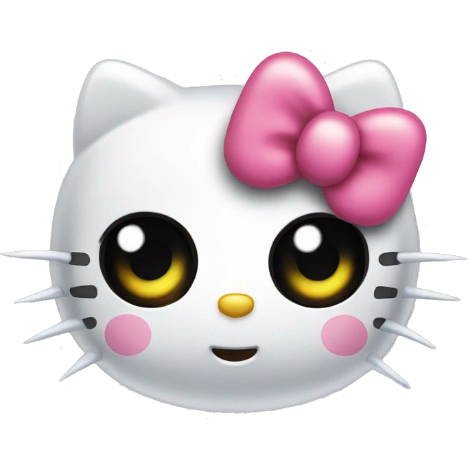 hello kitty cute blinking eye emoji