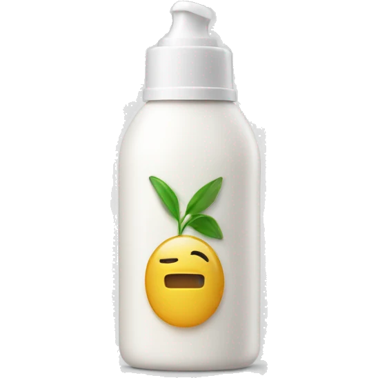 depilatory cream bottle emoji