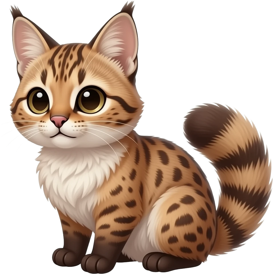 Blueberry-themed puffy fluffy thick bushy brownish soft realistic romantic vintage antique divine beautiful elegant pretty precious cute young youthful Fakémon-Pokémon-feline-Zeraora-Jolteon-serval-caracal-chinchilla-Minccino-Cinccino-Meowstic-rodent-hybrid-creature (full body) emoji