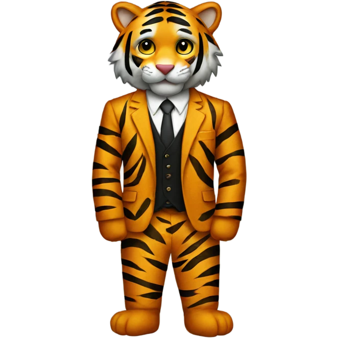 tiger suit emoji