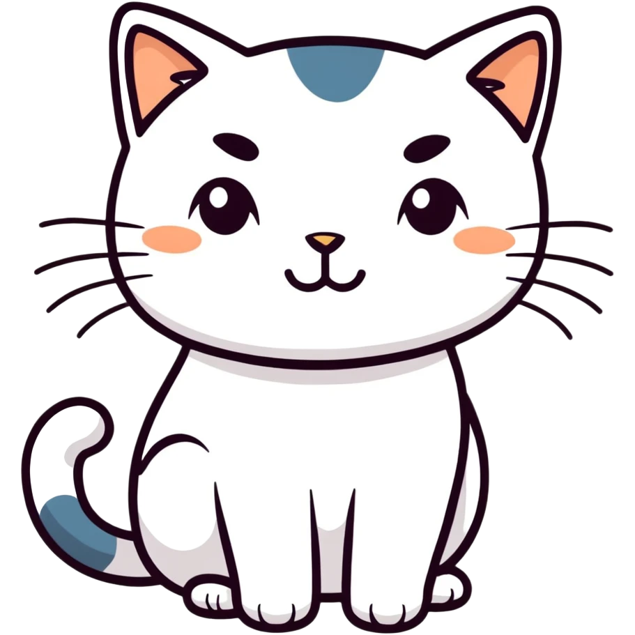 Cat smiling emoji