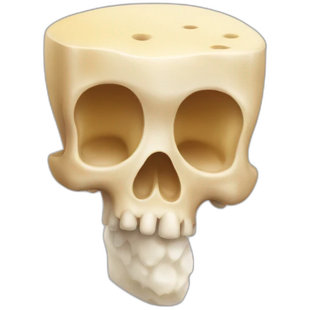 bone with sponge emoji
