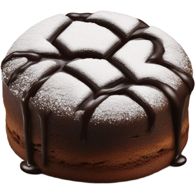 chocolate lava cake emoji