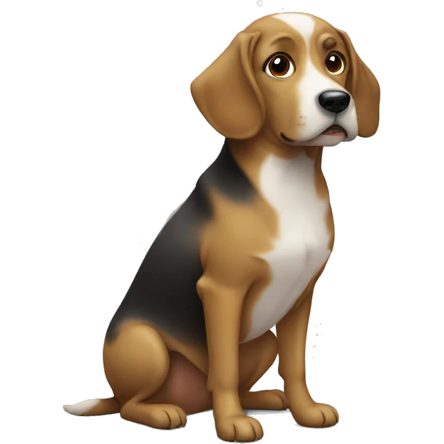 Dog at Christmas emoji