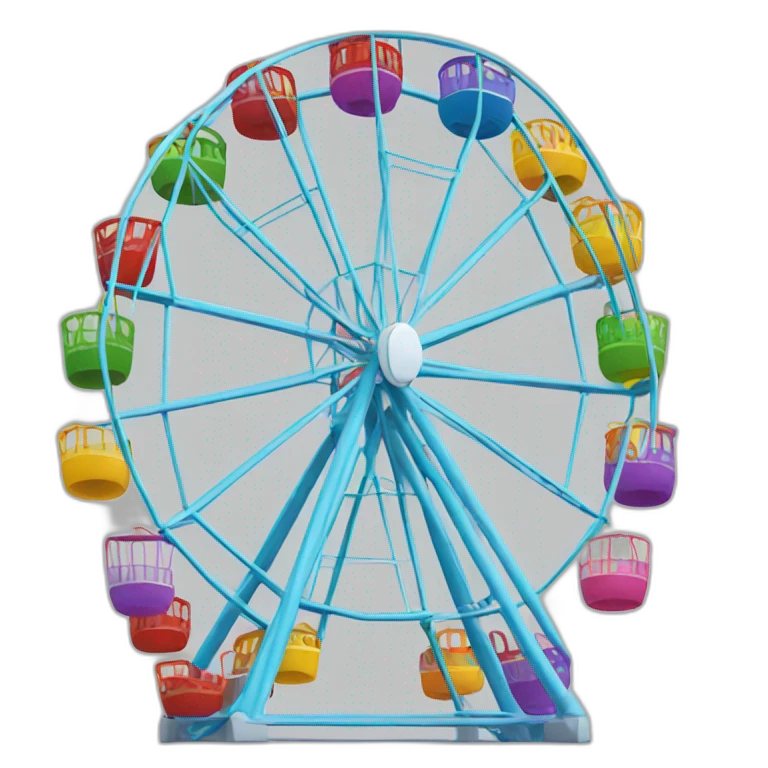Ferris wheel, playground emoji