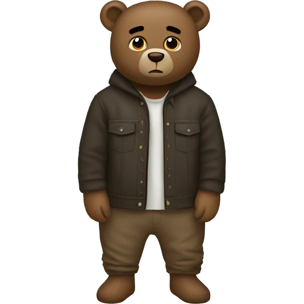 kanye west bear emoji