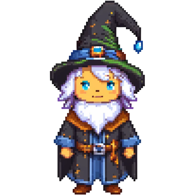 developer with a wizard hat emoji