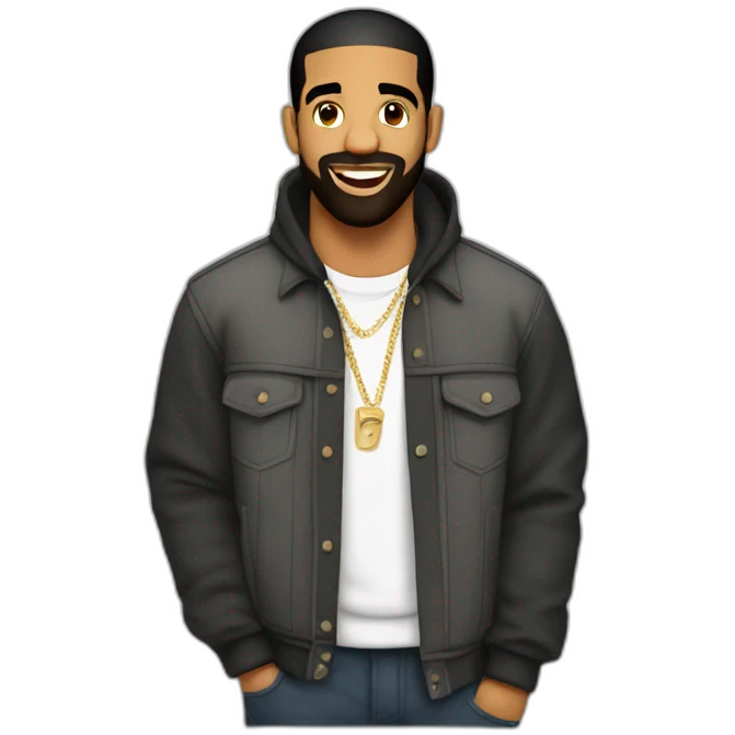 Drake qui chek Travis emoji