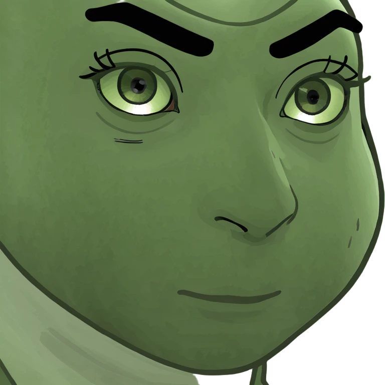 Ojos verdes emoji
