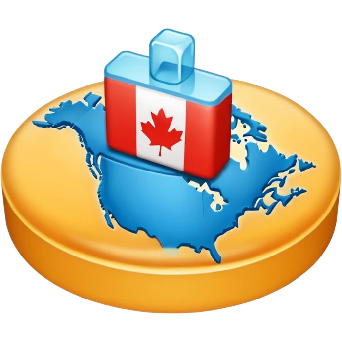 candian geoghrapgical perimeter all one colour emoji