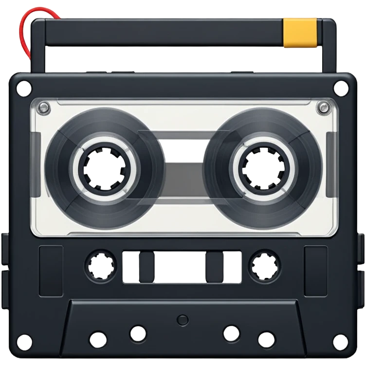 casette tape emoji