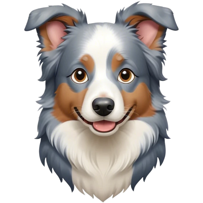 Border collie blue mérale emoji