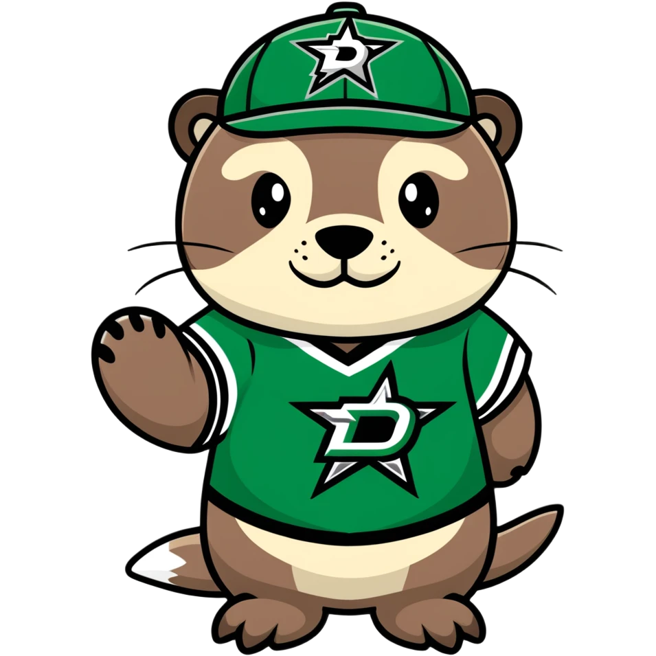 Otter Dallas Stars emoji
