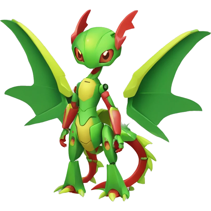 Mechanical Flygon-dragon-Medabot-Mecha full body emoji
