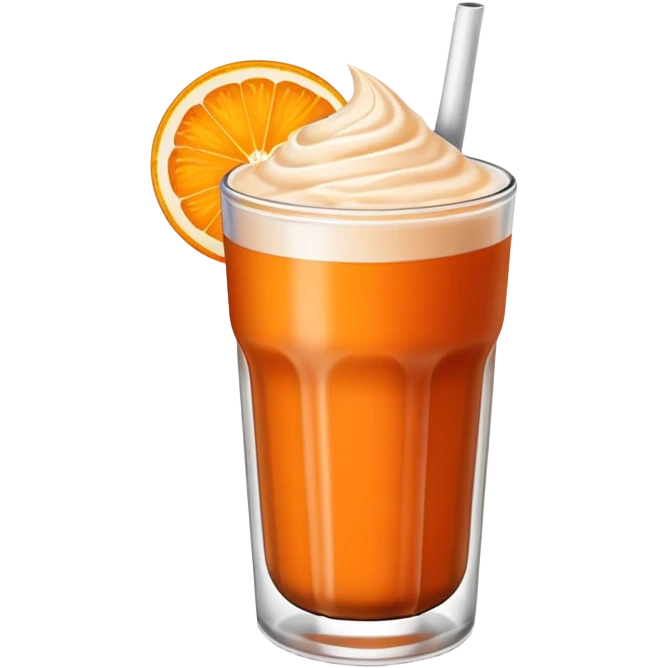 Thai tea emoji