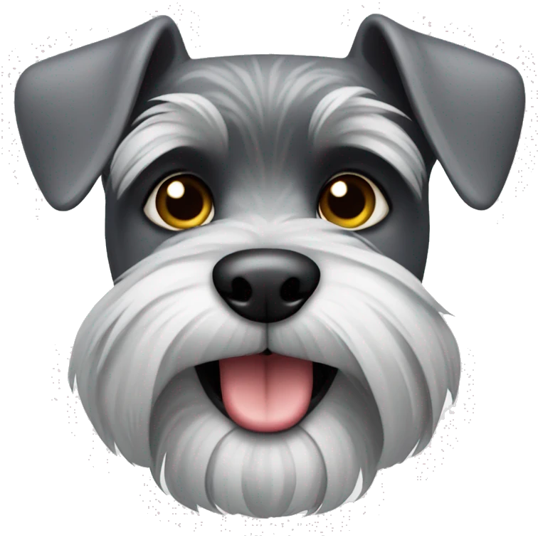 Schnauzer dog emoji