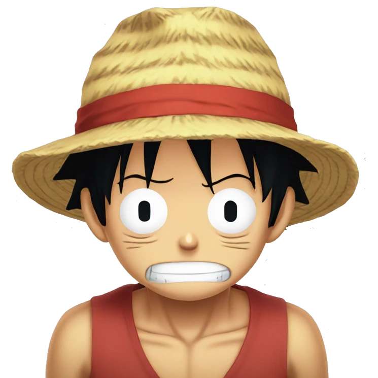 monkey D.Luffy sad emoji