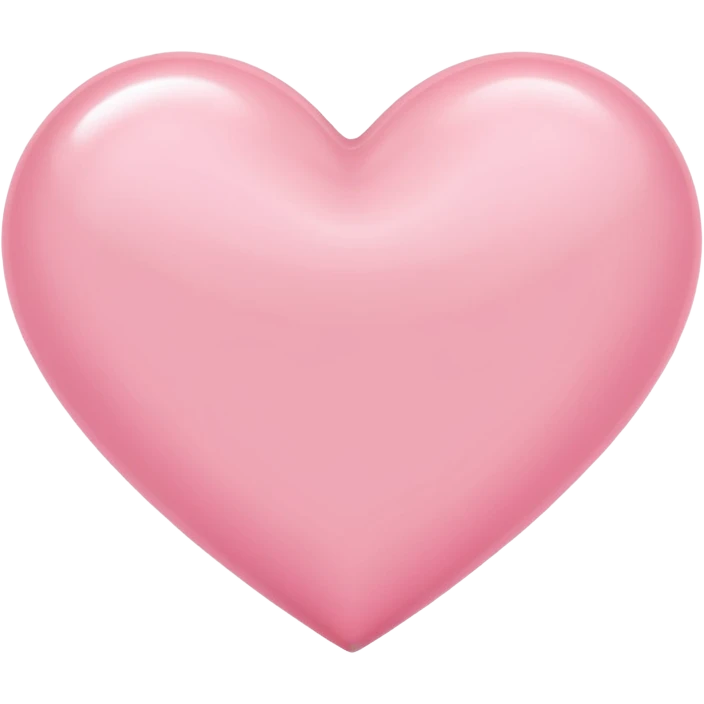 light pink heart emoji