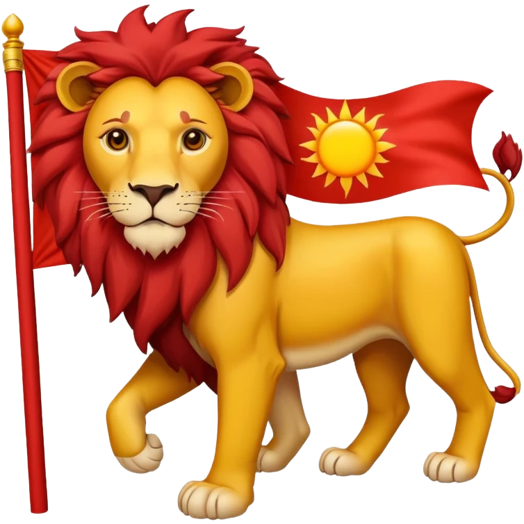 پرچم شیر و خورشید  emoji