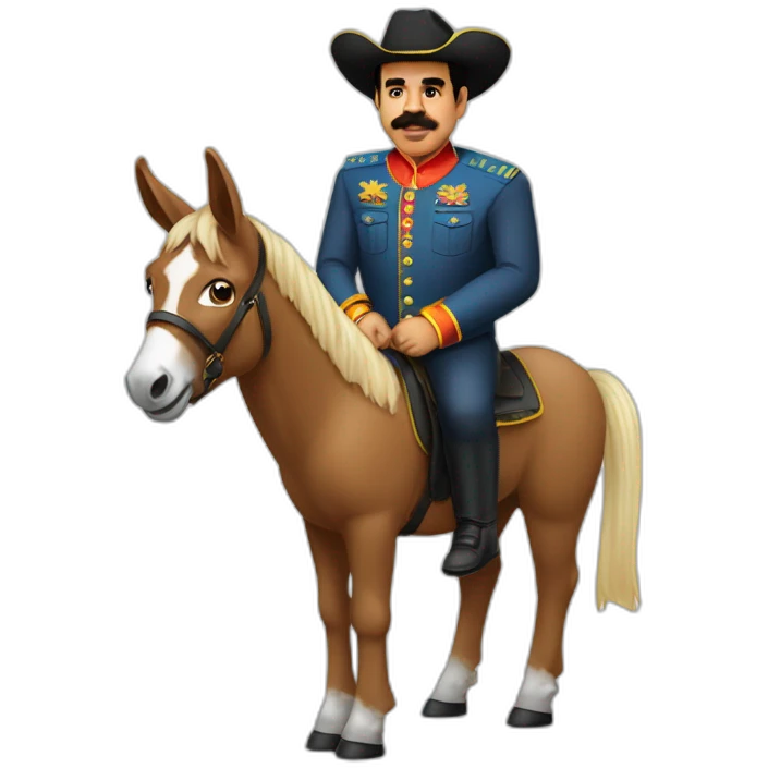 Nicolas maduro con cuerpo de burro emoji